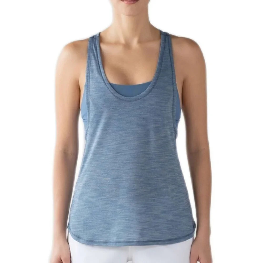 Lululemon Glide and Stride Tank Heathered Illuminight